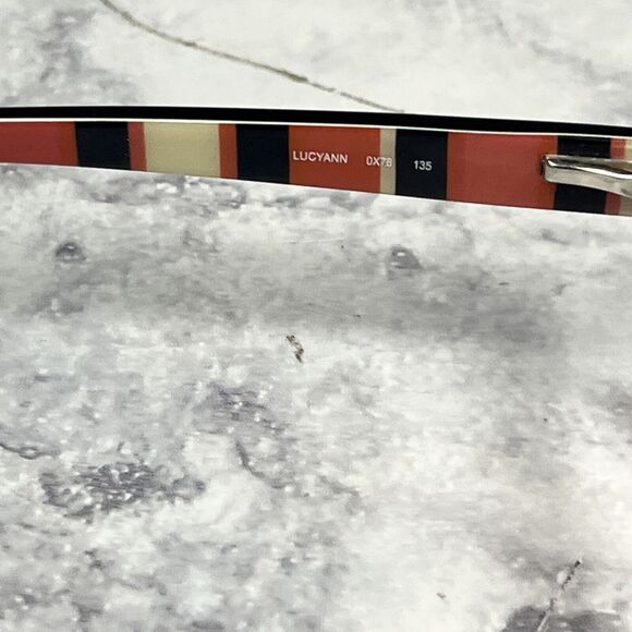 Kate Spade Lucyann 0X78 Eyeglasses Black Pink Rectangular Frames Only 49-16-135 - Picture 6 of 10